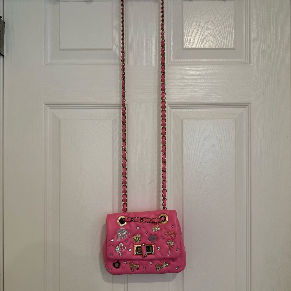 Aldo Pink and Gold Mini Bag with Embellishments - Picture 3 of 3